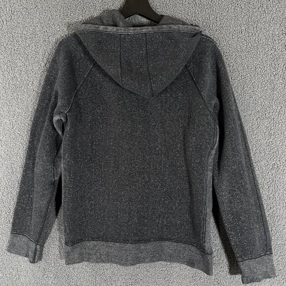 Reigning Champ Tiger Fleece Cotton Full Zip Hoodie - Men's Size M - Gray - Picture 4 of 8